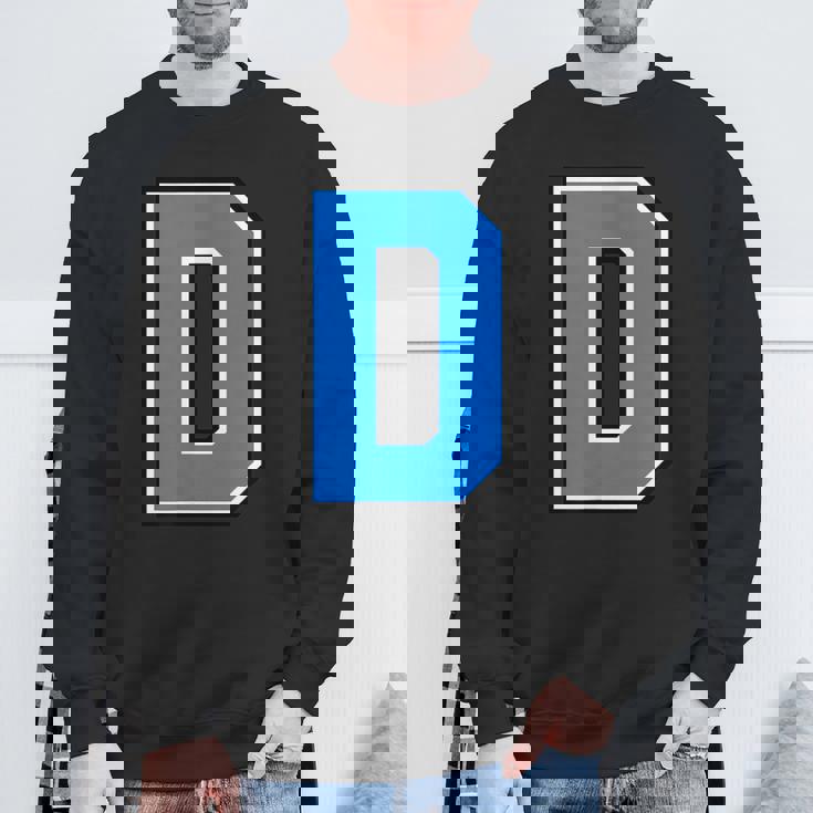 ダブリン郡 スカイブルー ネイビー アルファベット D ゲール語 フットボール ハーリング スウェットシャツ 高齢者への贈り物