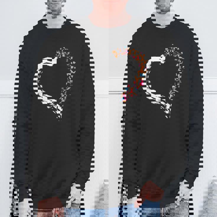 チア・チアリーディング・ハート スウェットシャツ 高齢者への贈り物