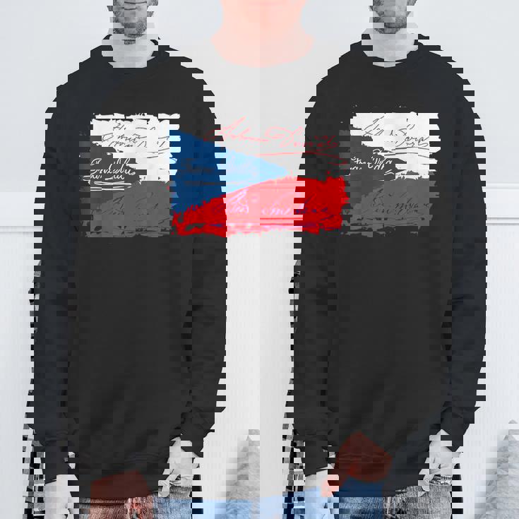 チェコの作曲家 ドヴォラック・ドラ・スメタナ チェコ スウェットシャツ 高齢者への贈り物