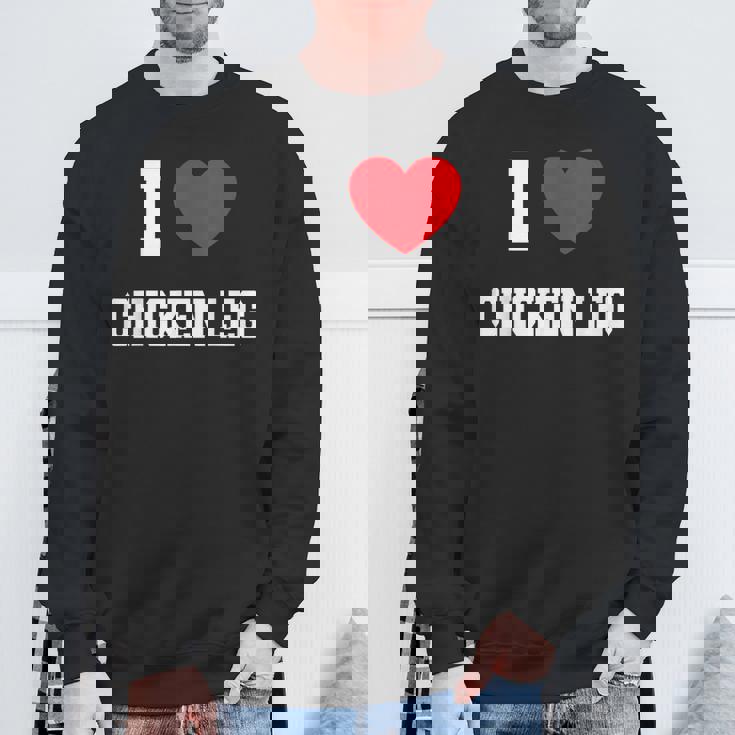 チキンレッグが大好き スウェットシャツ 高齢者への贈り物