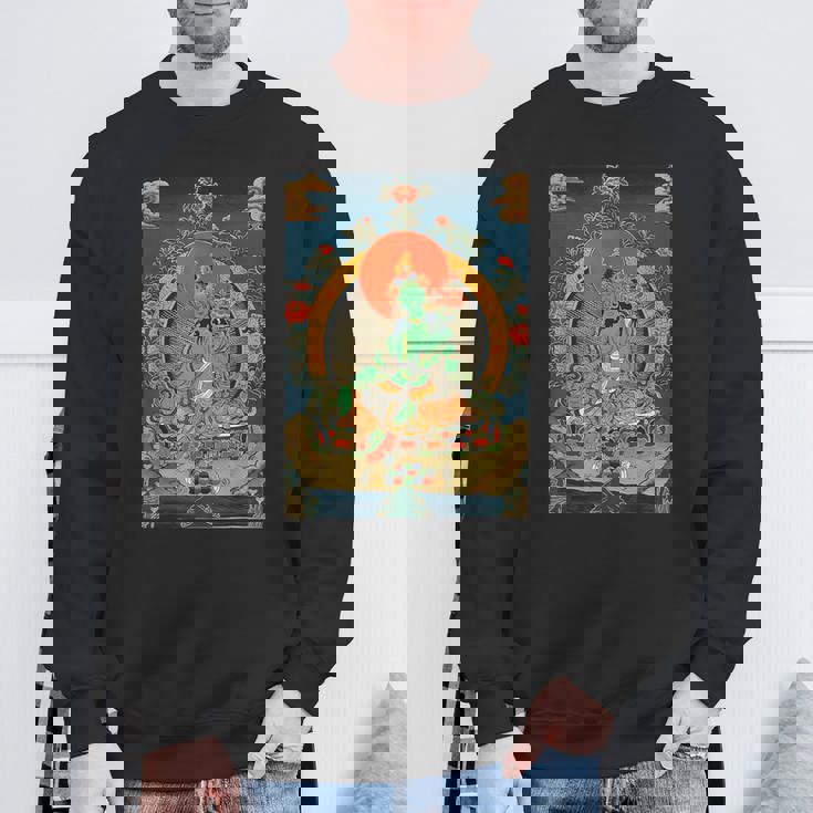 チベットタンカ サムサラ 曼荼羅 生命の輪 仏教 スウェットシャツ 高齢者への贈り物