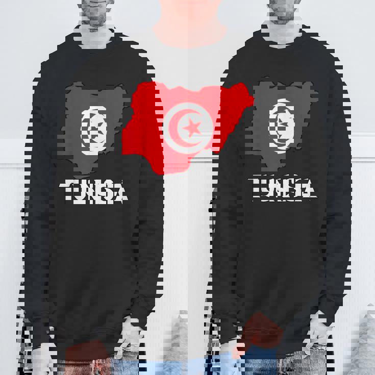 チュニジア国旗 地図 チュニジアのルーツ チュニジア プライド チュニジア スウェットシャツ 高齢者への贈り物