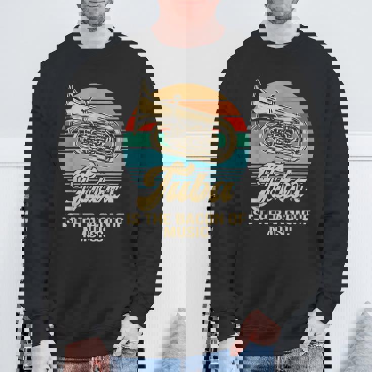 チューバは音楽の頂点チューバヴィンテージ スウェットシャツ 高齢者への贈り物