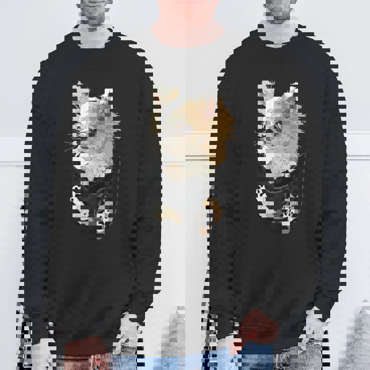 チワワ インポケット チワワ 長髪 チワワ 犬好き スウェットシャツ 高齢者への贈り物