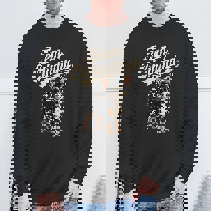 チワワオーナーチワチワ スウェットシャツ 高齢者への贈り物