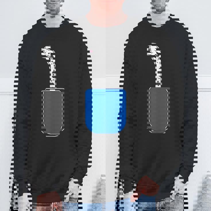 チンアナゴ（いん・ざ・ぽけっと）【どうぶつフレンズ】魚 水族館の生き物 かわいい 面白い 動物 チンアナゴ イラスト スウェットシャツ 高齢者への贈り物