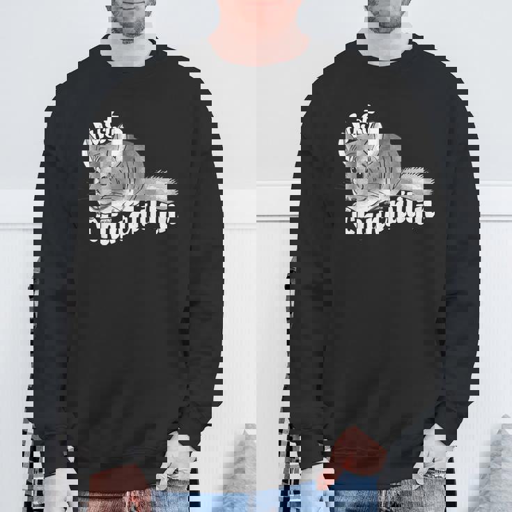 チンチラ-かわいいペット スウェットシャツ 高齢者への贈り物