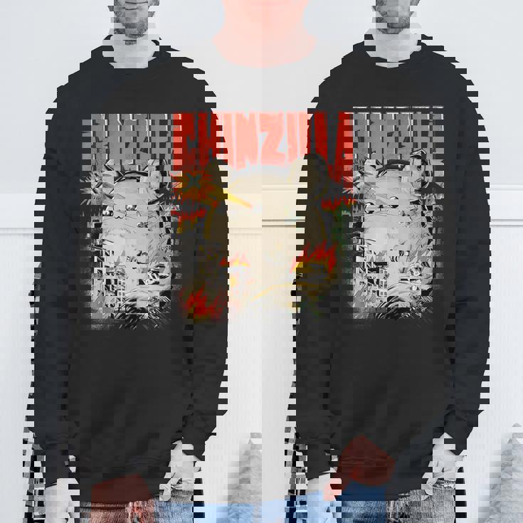 チンチラのオーナーへの面白いチンチラのクールなギフト スウェットシャツ 高齢者への贈り物