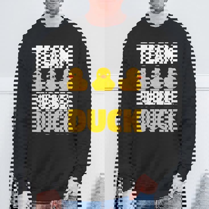 チームラバーダックラバーダック。 スウェットシャツ 高齢者への贈り物