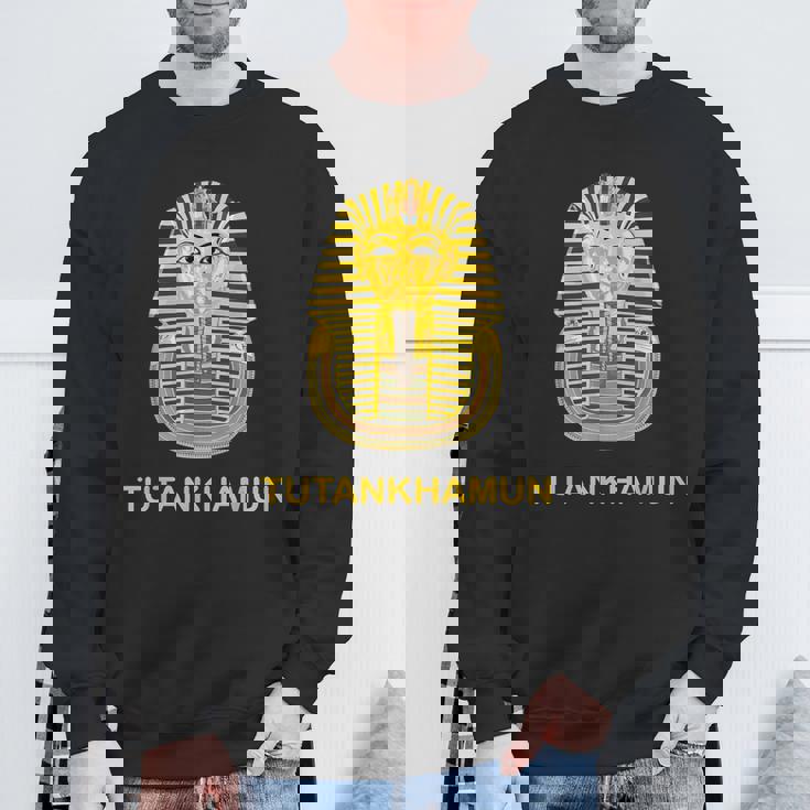 ツタンカーメン ゴールドマスク ツタン王 ファラオ 古代エジプト スウェットシャツ 高齢者への贈り物