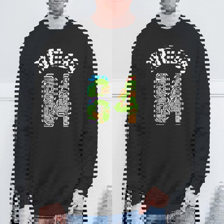 ティーンエイジ・ミュータント・ニンジャ・タートルズ 84フィート グループコラージュ スウェットシャツ 高齢者への贈り物