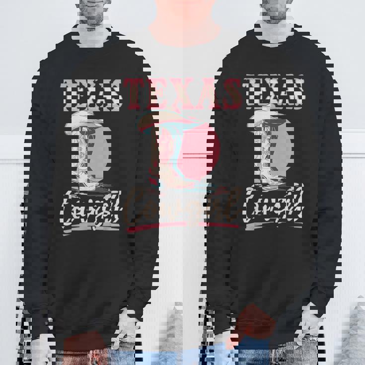 テキサス カウガール デザート ウエスタン テキサス カウガール スウェットシャツ 高齢者への贈り物