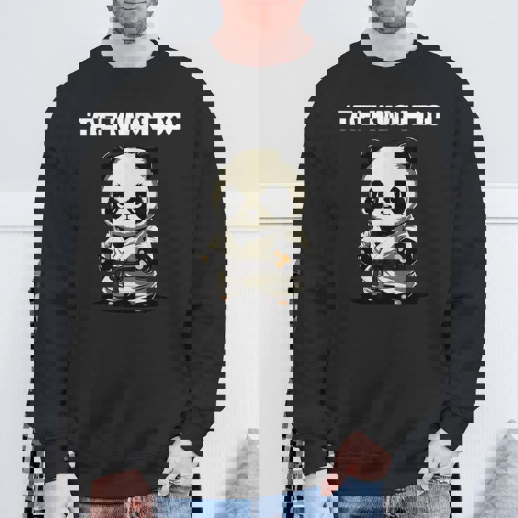 テコンドーtkdパンダキッズファイター スウェットシャツ 高齢者への贈り物