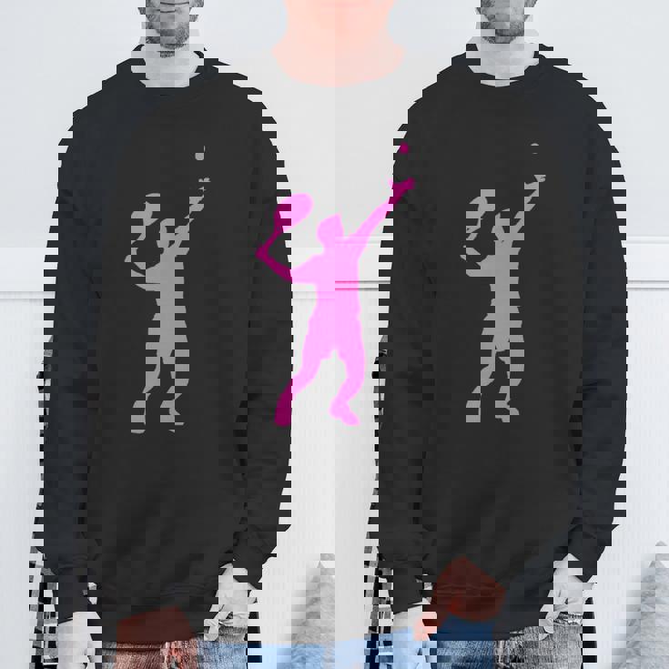 テニスにおけるエレガンスとパワー スウェットシャツ 高齢者への贈り物