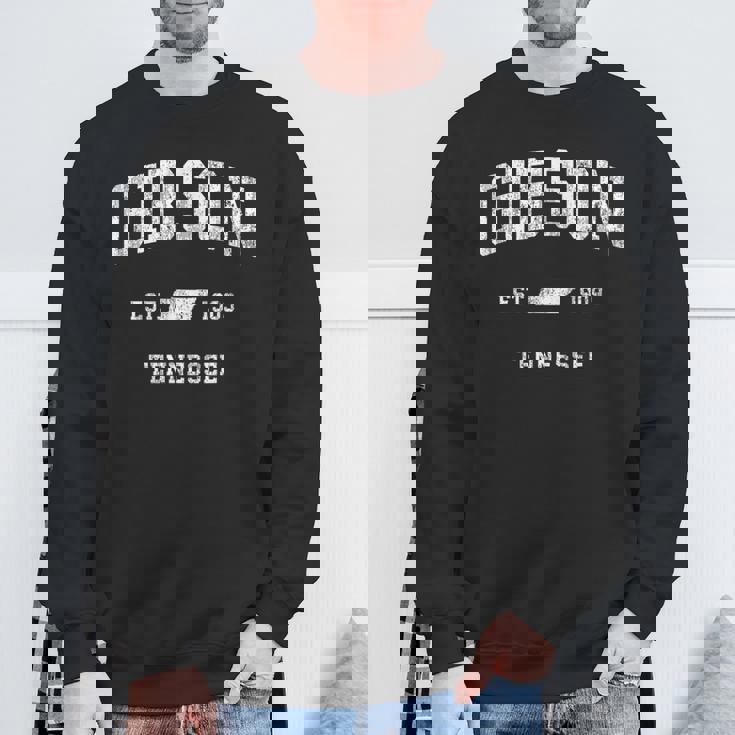 テネシー州ギブソン ビンテージ アスレチック スポーツデザイン スウェットシャツ 高齢者への贈り物