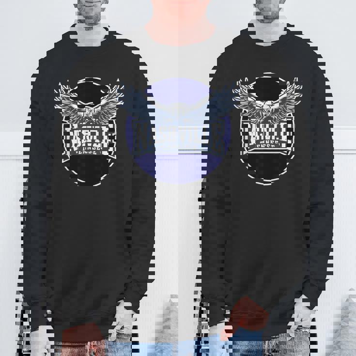 テネシー州ナッシュビル カントリー アメリカ合衆国西部ミュージックシティ スウェットシャツ 高齢者への贈り物