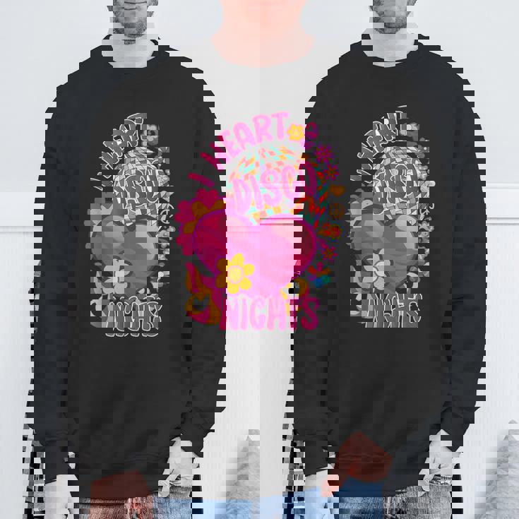 ディスコ グルービー ヒッピー 70年代 80年代 ヴィンテージ 70年代ディスコ衣装 スウェットシャツ 高齢者への贈り物