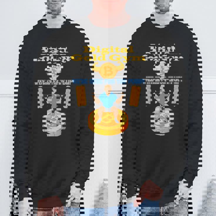 デジタルゴールドジム エクササイズ ビットコインギア クリプトジムウェア スウェットシャツ 高齢者への贈り物