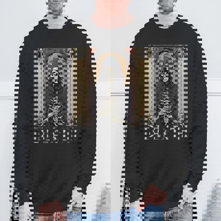 デスタロットカード、タロットリーダー、タロットカード、タロット愛好家 スウェットシャツ 高齢者への贈り物