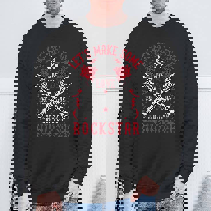 デビルロック パンク ハードロック ヘビーメタル スカート スウェットシャツ 高齢者への贈り物