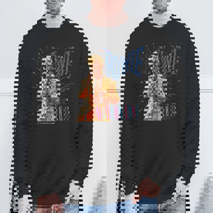 デヴィッド・ボウイ モダンラブ写真 デニス・オリーガン作 スウェットシャツ 高齢者への贈り物