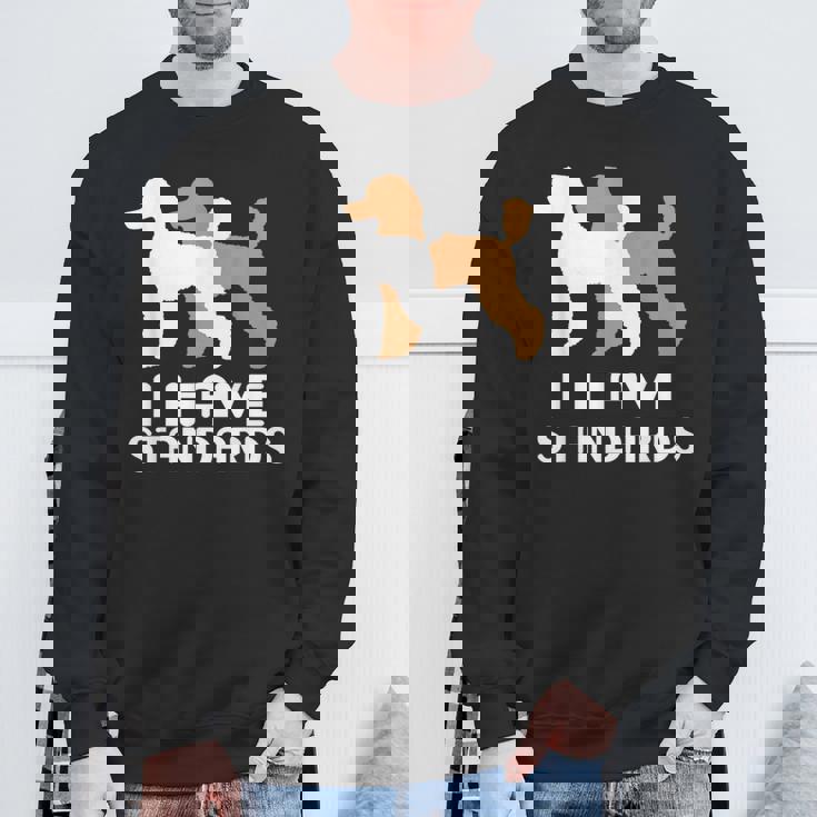 トイプードル I Havetandard プードル スウェットシャツ 高齢者への贈り物