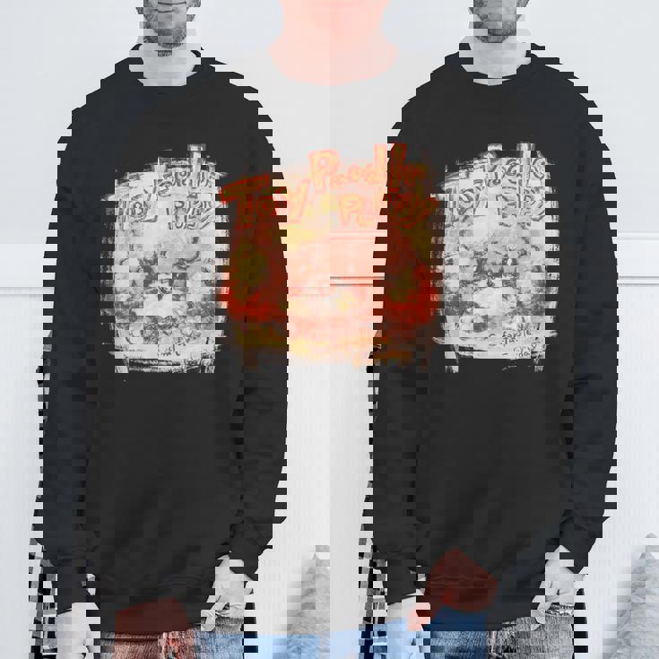 トイプードル かわいい いぬ 子犬 ペット おもしろ 動物 アート イラスト スウェットシャツ 高齢者への贈り物