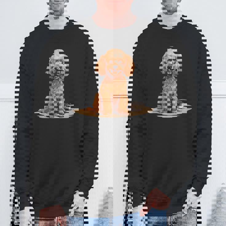 トイプードル 犬種 ペット かわいいグラフィック スウェットシャツ 高齢者への贈り物