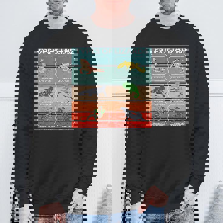 トカゲ 爬虫類 フトアゴヒゲトカゲ 動物 ポスター 種 ヤモリ スウェットシャツ 高齢者への贈り物