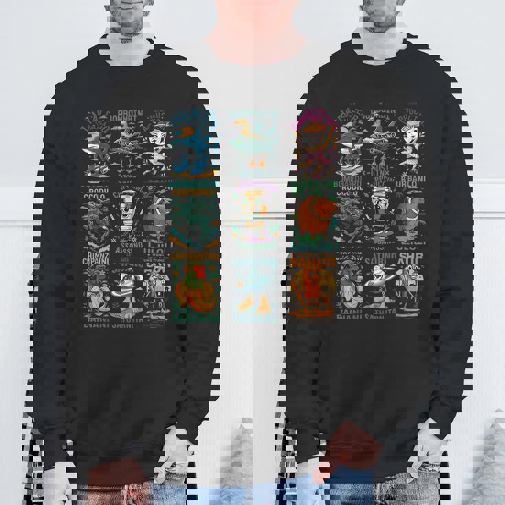 トップ ブレイン キャラ キッズ お気に入り 男の子 ミーム Aiモンスター スウェットシャツ 高齢者への贈り物