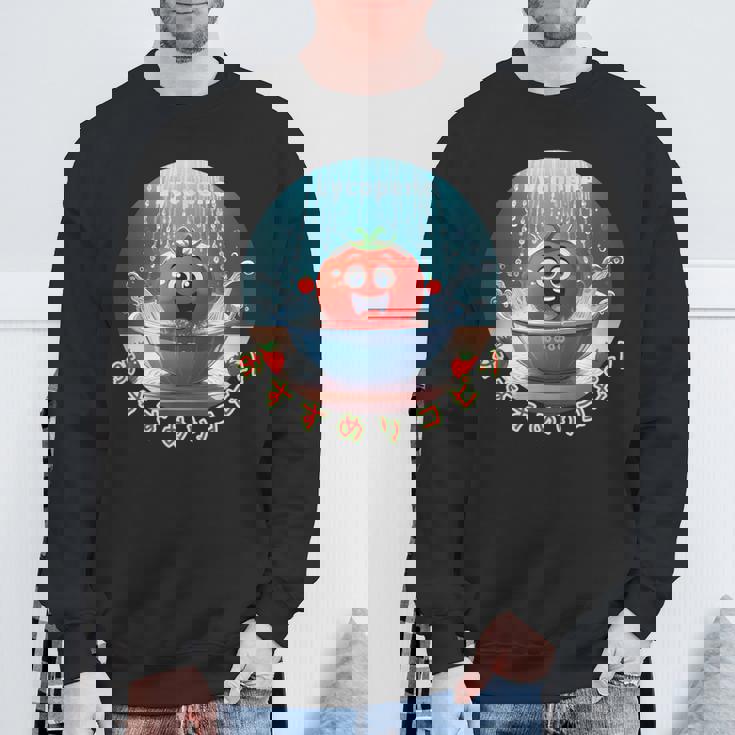 トマト 赤いトマト ピコピン おすすめリコピン おもしろトマト かわいいトマト スウェットシャツ 高齢者への贈り物