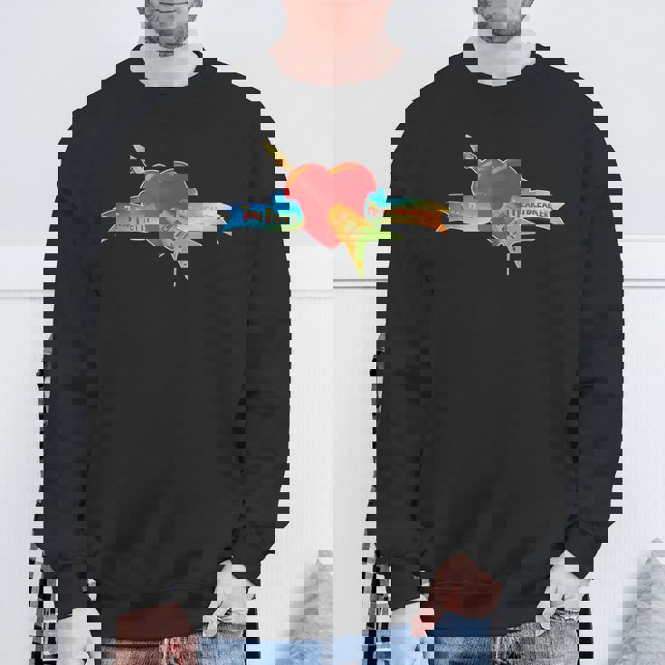 トム・ペティとハートブレイカーズのクラシックロゴ。 スウェットシャツ 高齢者への贈り物