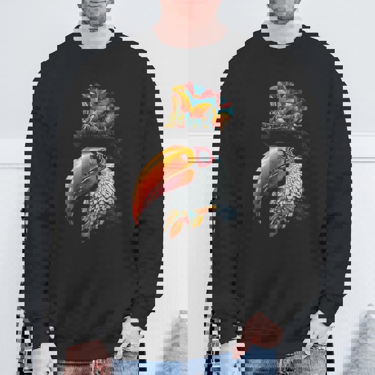 トラ 動物 動物園 イラスト トラ スウェットシャツ 高齢者への贈り物