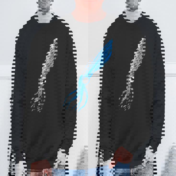 トライバル イカ 海の動物 スウェットシャツ 高齢者への贈り物