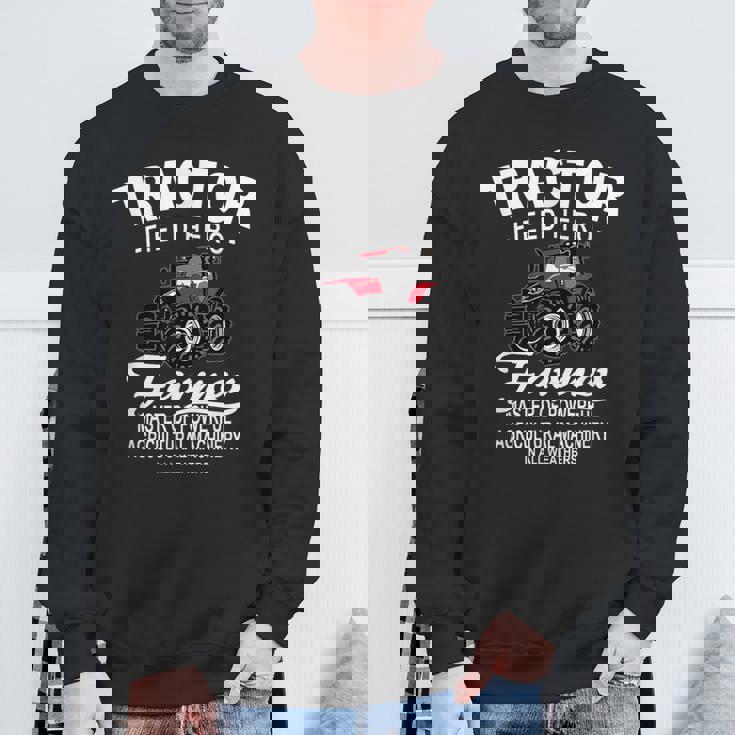 トラクター、農業、トラクター、トラクター スウェットシャツ 高齢者への贈り物