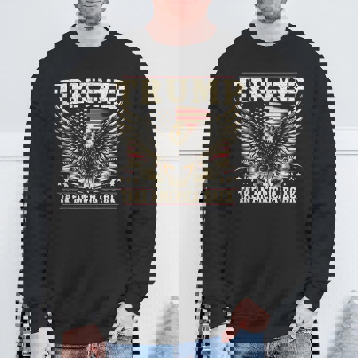 トランプ 2024 テイク・アメリカ・バック トランプ大統領 スウェットシャツ 高齢者への贈り物