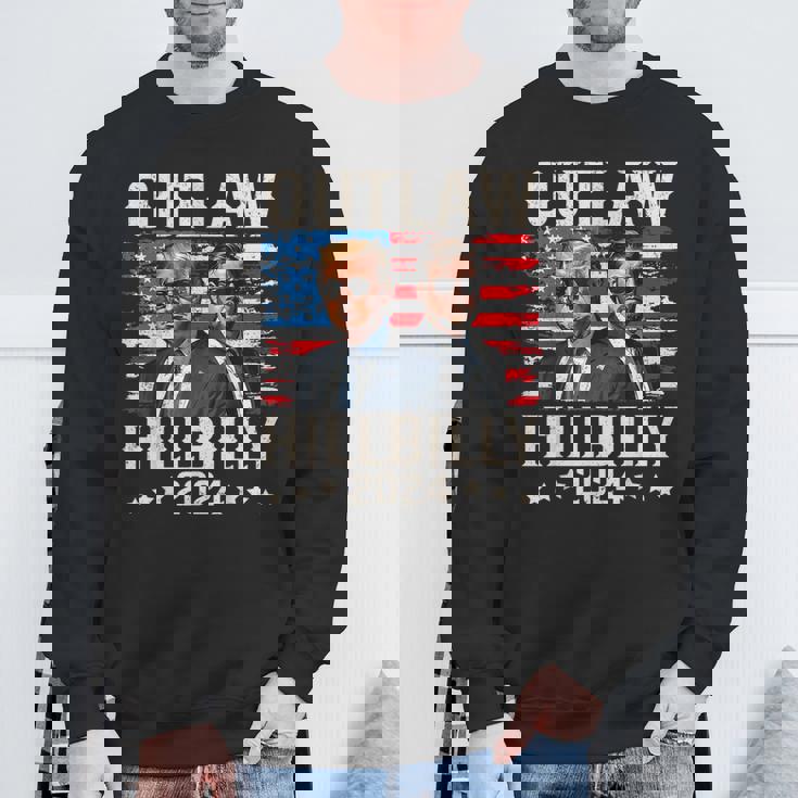 トランプ・ヴァンス'24 アウトロー・ヒルビリーアメリカ国旗ヴィンテージ スウェットシャツ 高齢者への贈り物