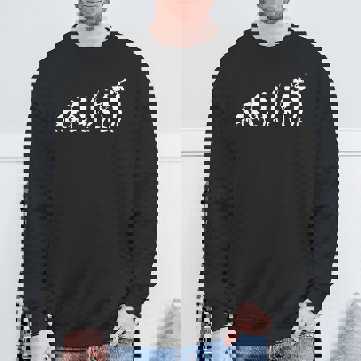 トランペット音楽家 真鍮楽器 進化 スウェットシャツ 高齢者への贈り物