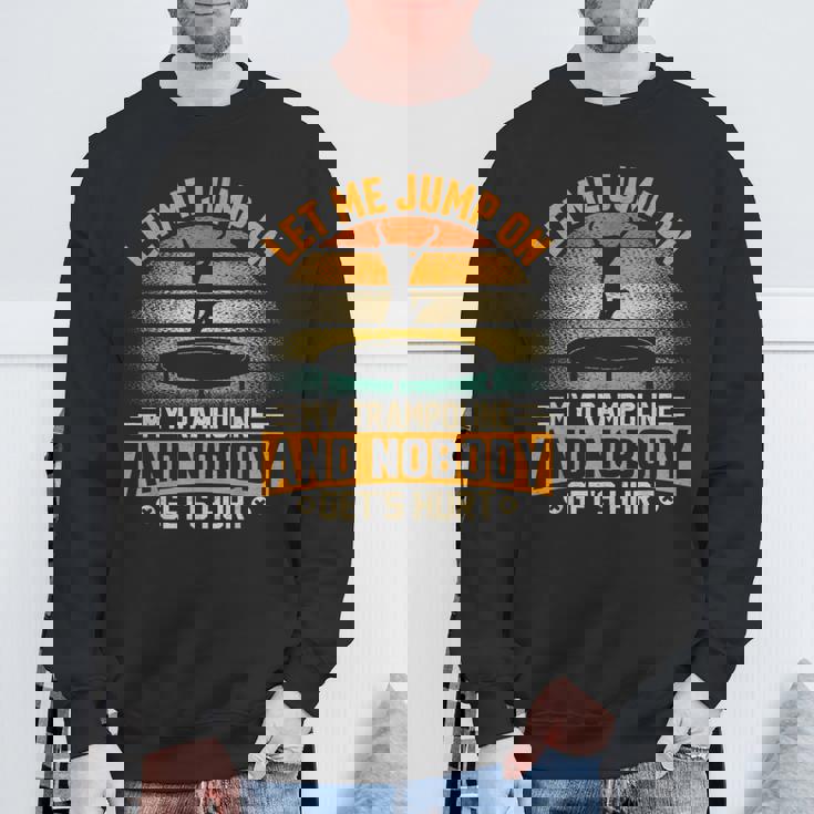 トランポリン ジャンプ トランポリン体操 スウェットシャツ 高齢者への贈り物