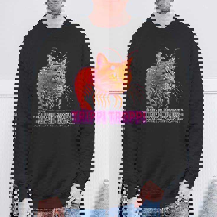 トリッピ・トロッピ-イタリアン・ブレインロット・ミーム スウェットシャツ 高齢者への贈り物