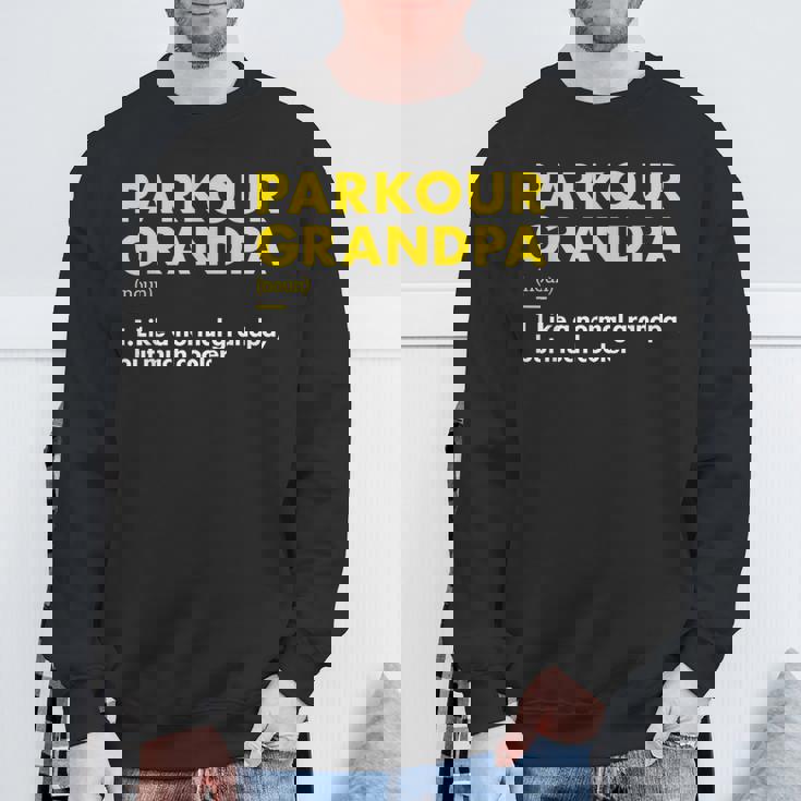 トレーサー・グランパ・デフィニション・パルクール スウェットシャツ 高齢者への贈り物