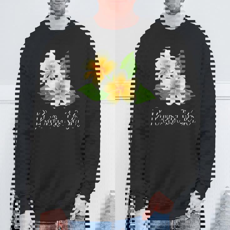 トロピカルプルメリアフランジパニー スウェットシャツ 高齢者への贈り物