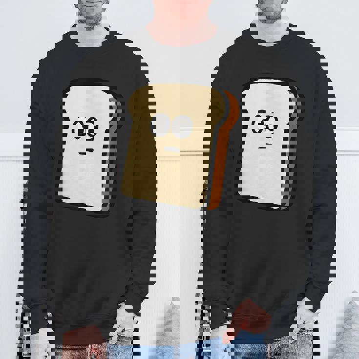 トーストくん パン 食パン かわいい イラスト ゆるキャラ メンズ レディース キッズ スウェットシャツ 高齢者への贈り物