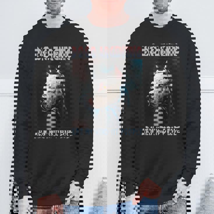 ドゴ・アルヘンティーノは私の同類です オーナー ドゴ・アルヘンティーノ スウェットシャツ 高齢者への贈り物