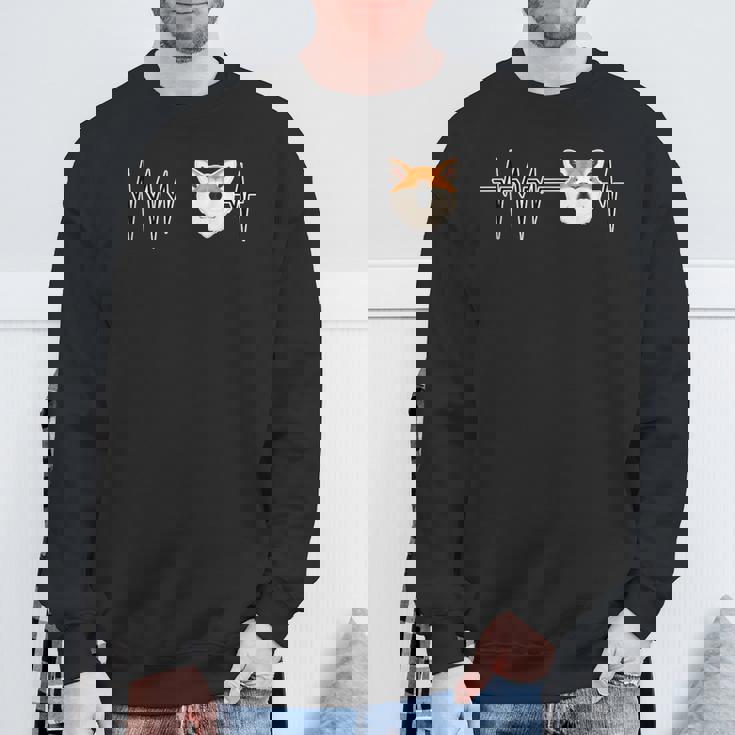 ドッグハートビートi ファニー秋田犬 スウェットシャツ 高齢者への贈り物