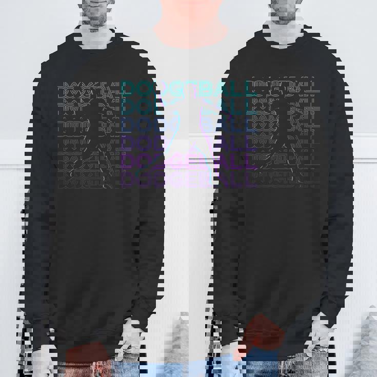 ドッジボール レトロ スウェットシャツ 高齢者への贈り物