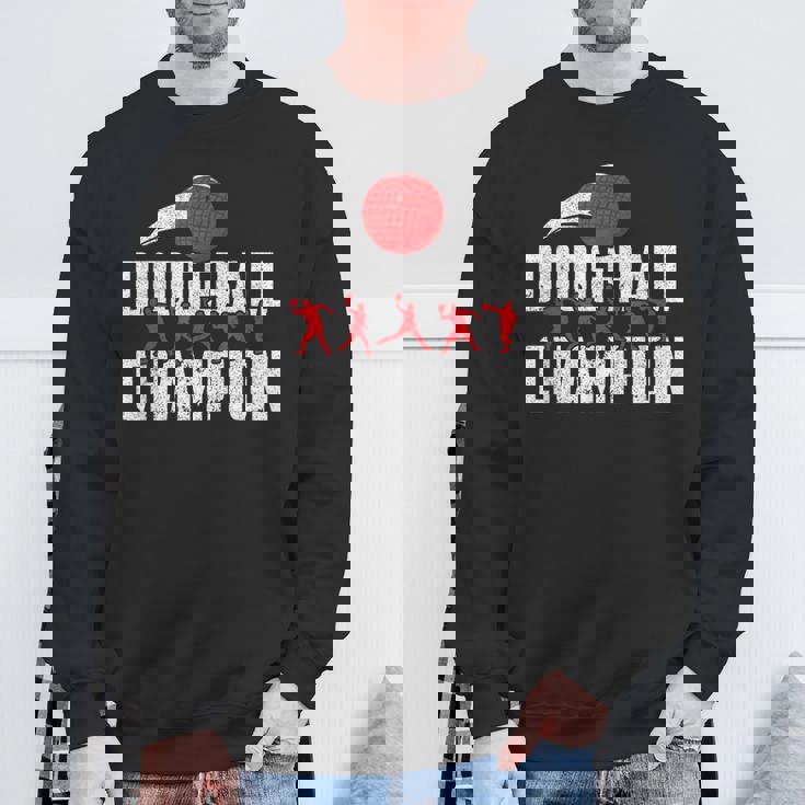 ドッジボール選手権 ドッジボール選手 I ドッジボール スウェットシャツ 高齢者への贈り物