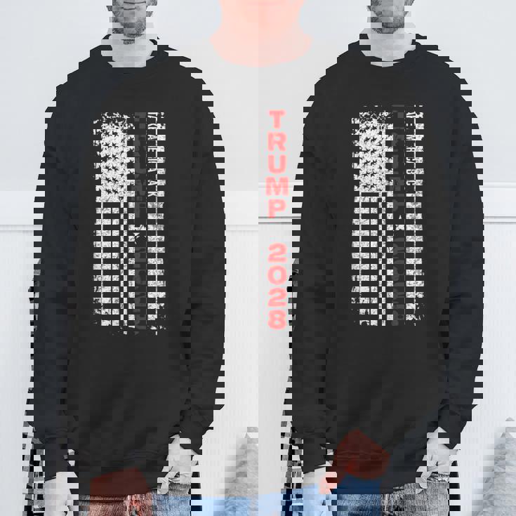 ドナルド・トランプ 2028 アメリカを取り戻す 選挙 アメリカ国旗 スウェットシャツ 高齢者への贈り物