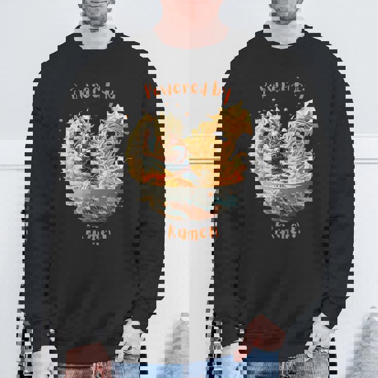 ドラゴンボウル戦士とラーメン波動力 スウェットシャツ 高齢者への贈り物