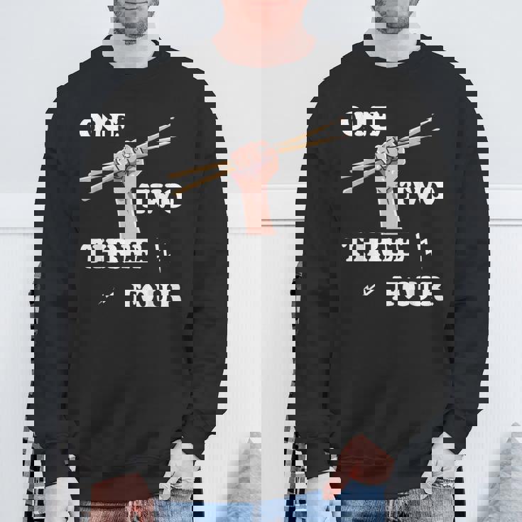 ドラマー ギフト 楽器 メンズ ドラムスティック用 スウェットシャツ 高齢者への贈り物